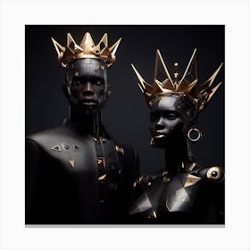 King And Queen Canvas Print