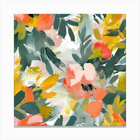 Abstract Floral Painting 5 Canvas Print