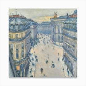 Paris Street Scene 4 Canvas Print