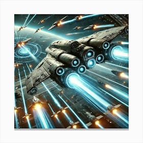 Solar Fang Rapid Fire Cannons Converted Canvas Print