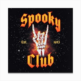 Spooky Club Canvas Print