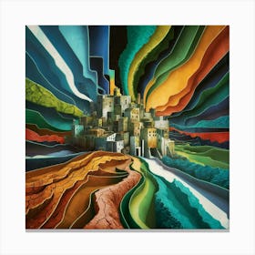 City In The Sky 1 Canvas Print