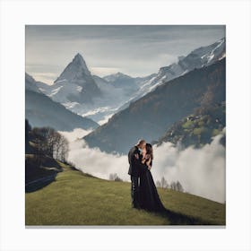 Switzerland Wedding Photography Canvas Print