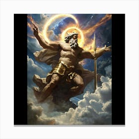 God Of The Sky 1 Canvas Print
