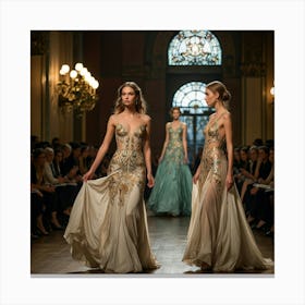 London Fashion Week Canvas Print