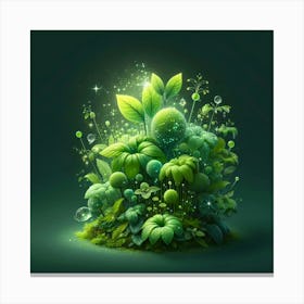 Flora And Fauna Canvas Print