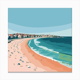 Beach In Sydney Canvas Print