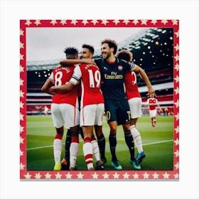 Soccer team Canvas Print