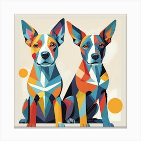 Two Dogs Canvas Print