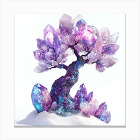 Tree Of Crystals Canvas Print