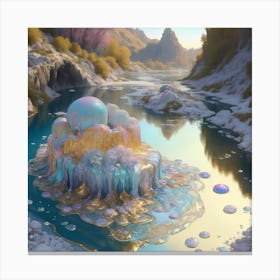 Ice Island Canvas Print