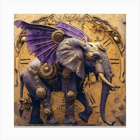Steampunk Elephant Canvas Print