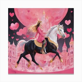 Princess Of The Moon Canvas Print