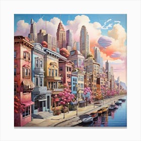 Cityscape 5 Canvas Print