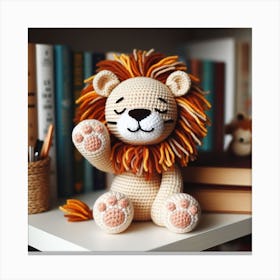 Amigurumi, Lion 3 Canvas Print