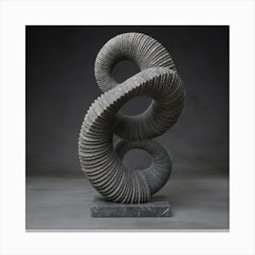 Spiral Sculpture 5 Canvas Print