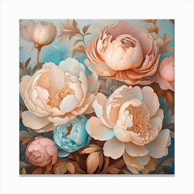 Peonies 6 Canvas Print