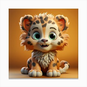 Lion Cub 17 Canvas Print