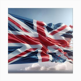 British Flag 5 Canvas Print