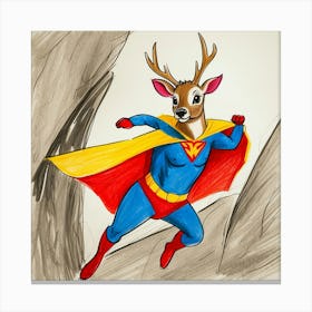 Super Deer 5 Canvas Print