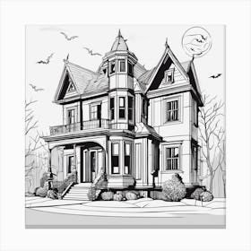 Victorian House Canvas Print