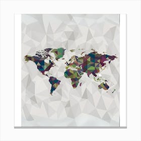 World Map Canvas Print