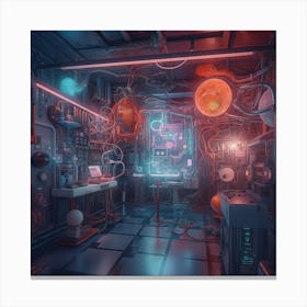 Futuristic Room Canvas Print