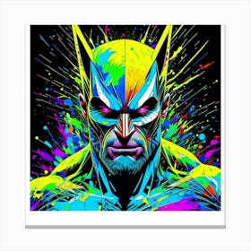 Psychedelic Wolverine Canvas Print