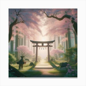 Sakura Trees 9 Canvas Print