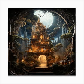 Fantasy Castle Canvas Print