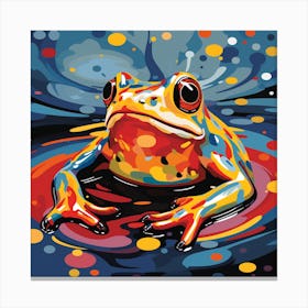 Frog Painting 1 Canvas Print