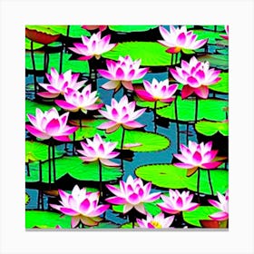 Lotus Flower Canvas Print