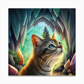 Wise Cat Canvas Print