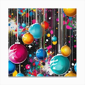 Christmas Balls Canvas Print