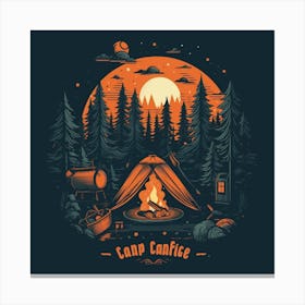 Campfire Canvas Print