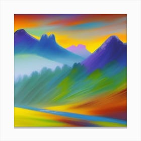 Mountain luck Canvas Print