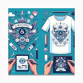 T - Shirt Design Canvas Print