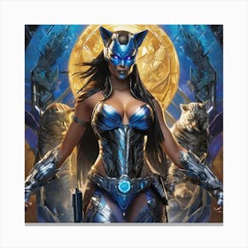 Catwoman Canvas Print