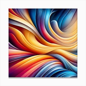 Abstract Abstract Painting 3 Canvas Print