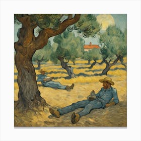 674874 The Siesta (La Siesta) By Vincent Van Gogh, Canvas Print