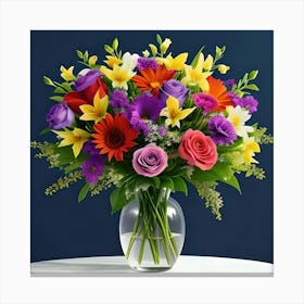 Colorful Bouquet Canvas Print