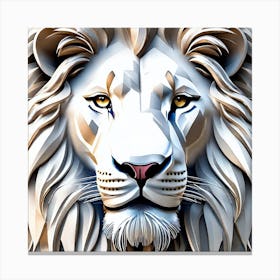 Lion Head 49 Canvas Print