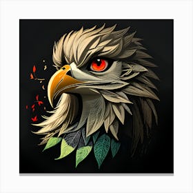 Eagle Head Canvas Print