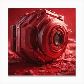 Red Camera Canvas Print