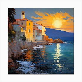 Rhapsody of Radiant Riviera Canvas Print