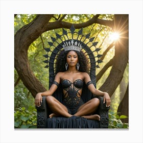 Throne Canvas Print