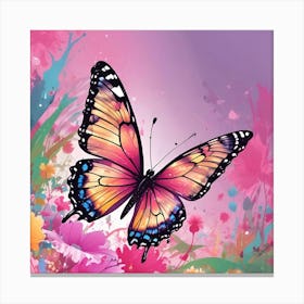 Butterfly Painting 137 Canvas Print