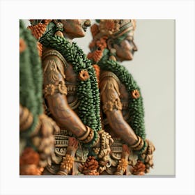 Three Hindu Gods Canvas Print