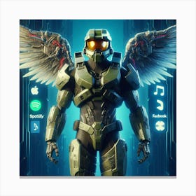 Halo 2 3 Canvas Print