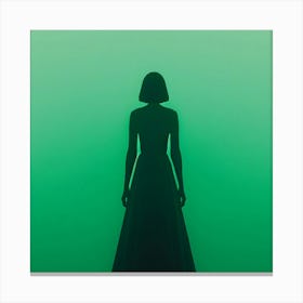 Silhouette Of A Woman 2 Canvas Print